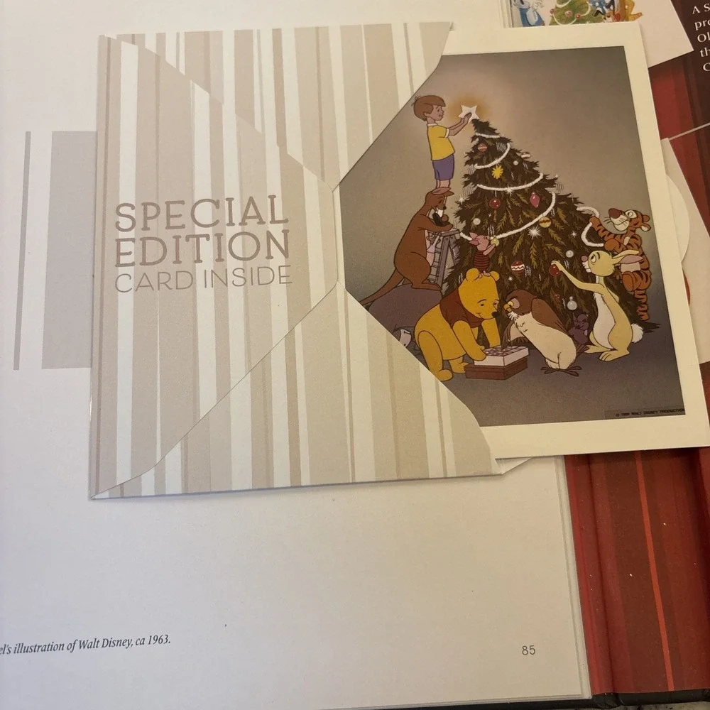 The Disney Christmas Card Book, 2018, Disney Fan Club 2018 All Cards In Book